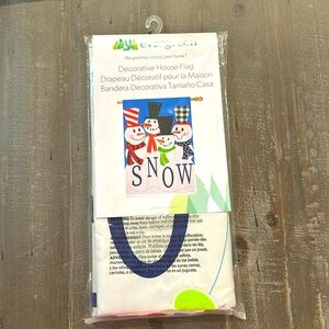 Evergreen Decorative House Flag